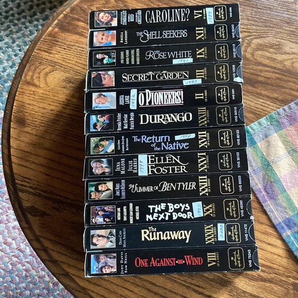 Hallmark Hall of Fame vhs tapes one dozen - Picture 2 of 2